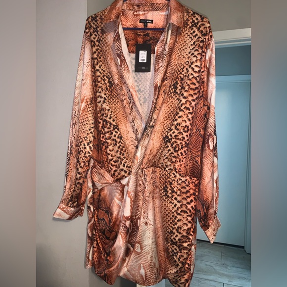 Fashion Nova Dresses & Skirts - Brand new snake skin mini dress. Runs true to size .